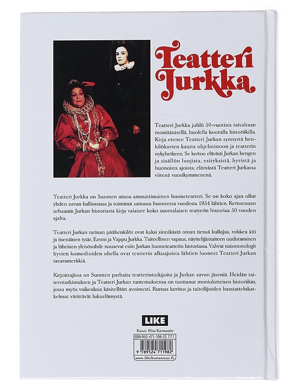 Jurkka : teatteri huoneessa - Harju, Hannu - Elämäkerrat ja muistelmat - 10105489869 - 1