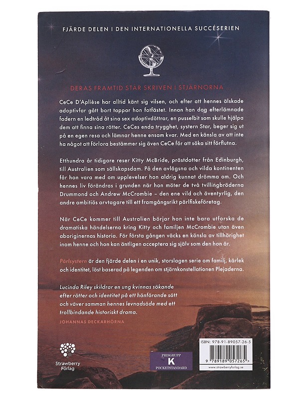 Pärlsystern : Ceces bok - Riley, Lucinda - Romaanit ja novellit - 10105489874 - 1