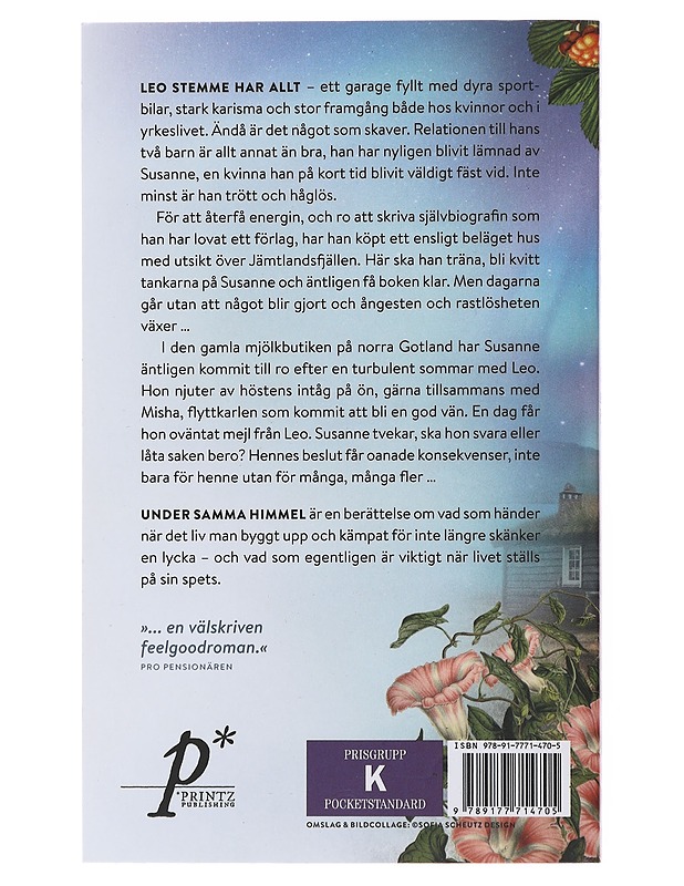 Under samma himmel : roman - Camilla Davidsson - Romaanit ja novellit - 10105489897 - 1