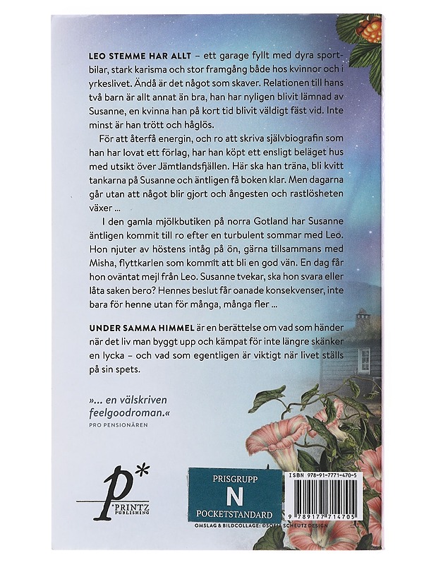 Under samma himmel : roman - Camilla Davidsson - Romaanit ja novellit - 10105489911 - 1