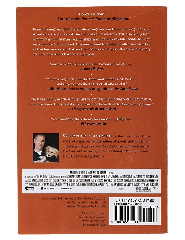 A dog's purpose - W. Bruce Cameron - Romaanit ja novellit - 10105489930 - 1
