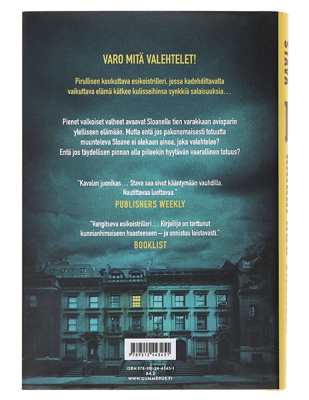 Kaikki nuo valheet - Stava, Sophie - Jännitys ja dekkarit - 10105489938 - 1