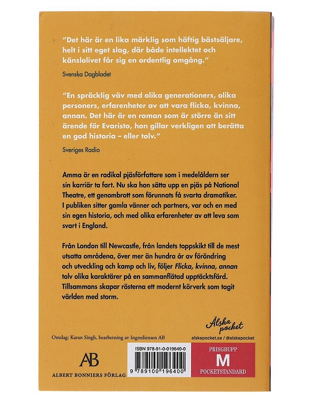 Flicka, kvinna, annan - Evaristo, Bernardine - Romaanit ja novellit - 10105489971 - 1