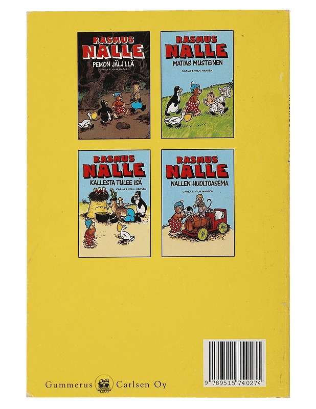 Rasmus Nalle : Matias Musteinen - Hansen, Carla - Lastenkirjat - 10105489976 - 1