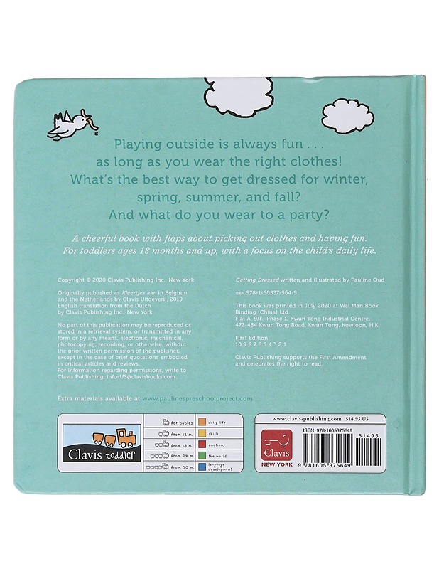Getting dressed - Oud, Pauline - Lastenkirjat - 10105490088 - 1