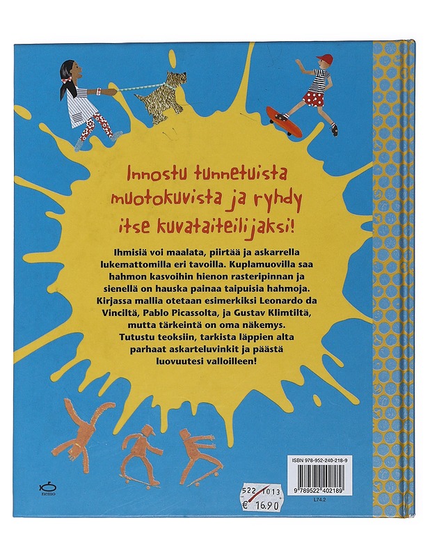 Pieni taiteilija : ihmisiä eri tekniikoilla - Brooks, Susie - Lastenkirjat - 10105490172 - 1