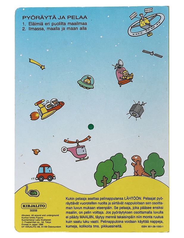 Ilmassa, maalla ja maan alla - Niukkanen, Laila - Lastenkirjat - 10105490186 - 1