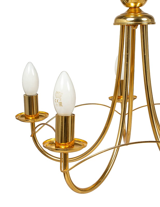 Kullanvärinen kattokruunu viidellä lampulla - Valaisimet - 10105490263 - 1