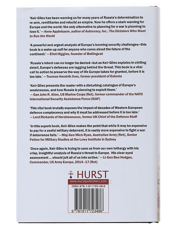 Who will defend Europe? : an awakened Russia and a sleeping continent - Keir Giles - Tietokirjat ja oppaat - 10105490280 - 1