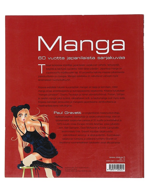 Manga : 60 vuotta japanilaista sarjakuvaa - Gravett, Paul - Sarjakuvat - 10105490300 - 1