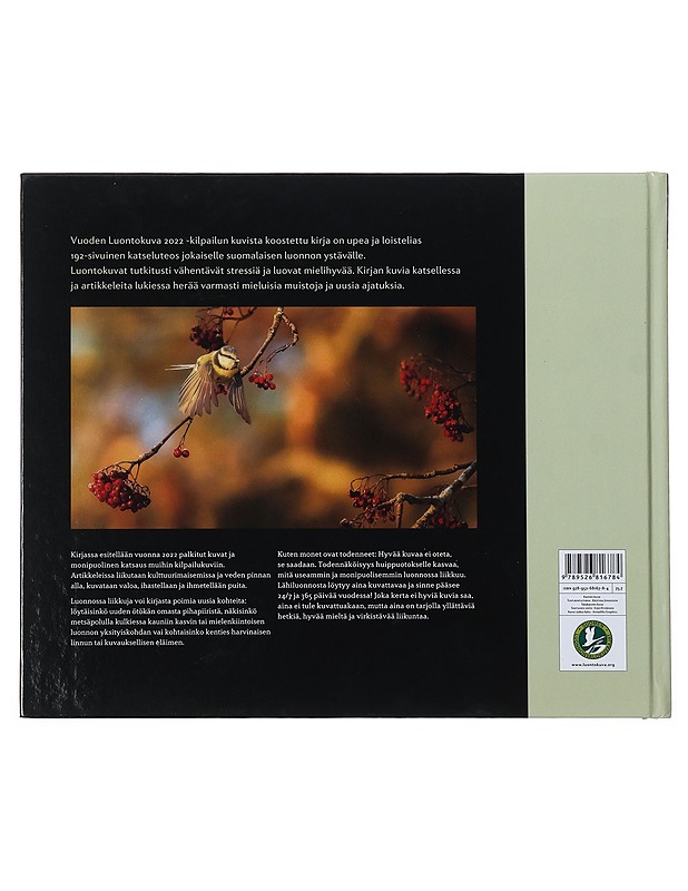 Vuoden luontokuvat 2022 : kauneimmat luontokuvat - mielenkiintoisia artikkeleita - Mälkönen, Esa - Tietokirjat ja oppaat - 10105490326 - 1