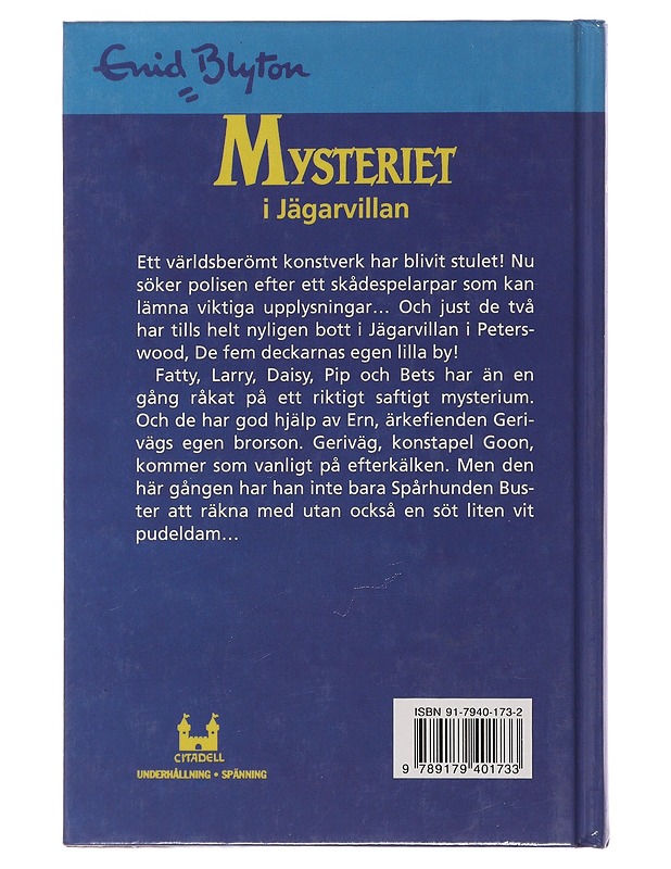 Mysteriet i Jägarvillan - Enid Blyton - Romaanit ja novellit - 10105490332 - 1