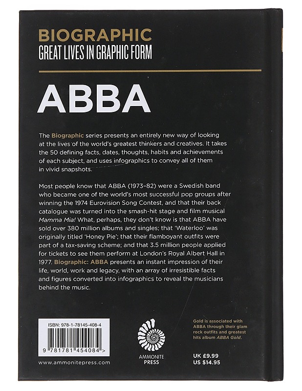 Biographic: ABBA - Croot, Viv - Tietokirjat - 10105490342 - 1