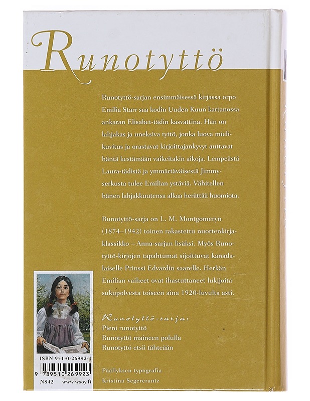 Pieni runotyttö - Montgomery, L. M. - Lastenkirjat - 10105490397 - 1