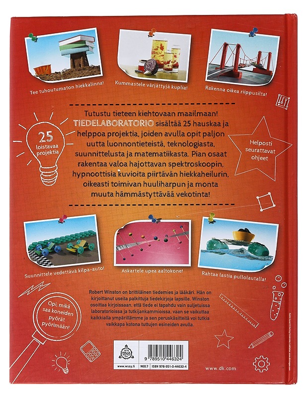 Tiedelaboratorio : innostavia projekteja nuorille tutkijanaluille - Winston, Robert - Tietokirjat ja oppaat - 10105490401 - 1