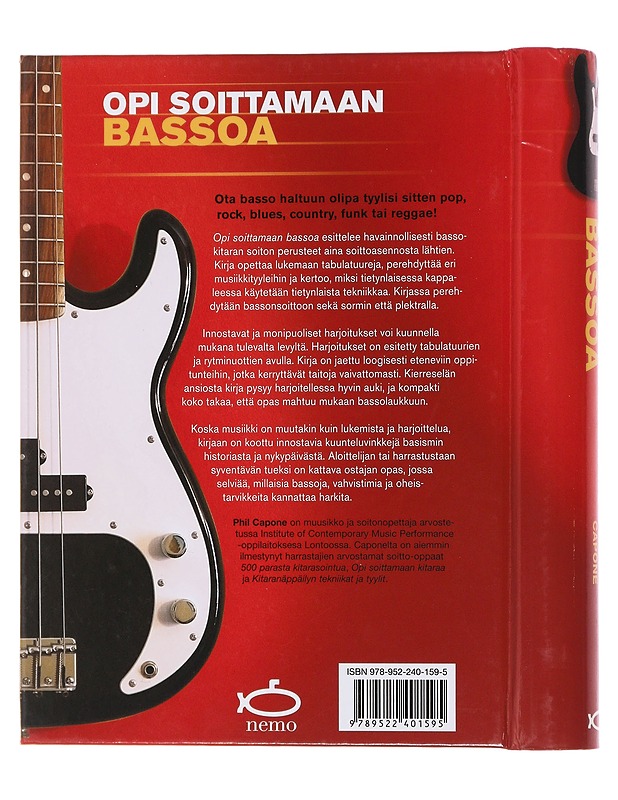 Opi soittamaan bassoa : aloittelijan opas - Capone, Phil - Tietokirjat ja oppaat - 10105490414 - 1