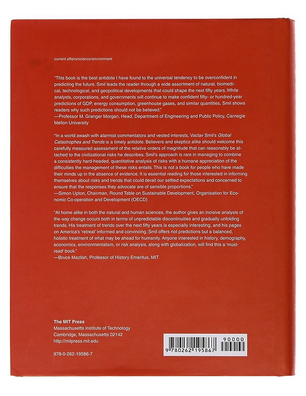 Global catastrophes and trends: the next fifty years - Vaclav Smil - Historiakirjat - 10105490568 - 1