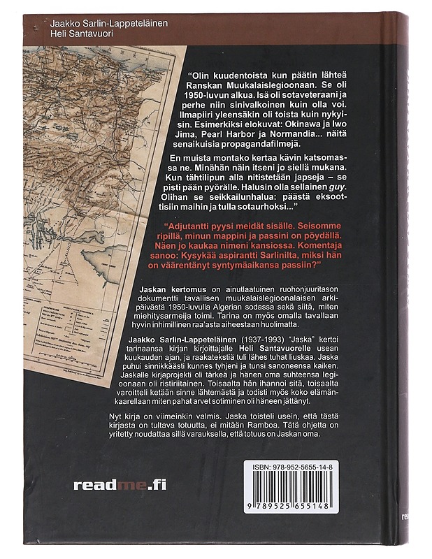 Legioonan sotilas - Sarlin-Lappeteläinen, Jaakko - Elämäkerrat ja muistelmat - 10105490577 - 1
