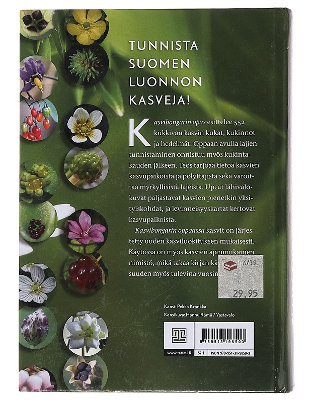 Kasvibongarin opas : kukat ja niiden hedelmät - Halenius, Pentti - Lemmikki- ja luontokirjat - 10105490591 - 1