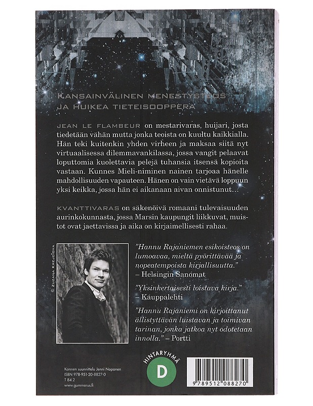 Kvanttivaras - Rajaniemi, Hannu - Fantasia- ja scifi - 10105490642 - 1