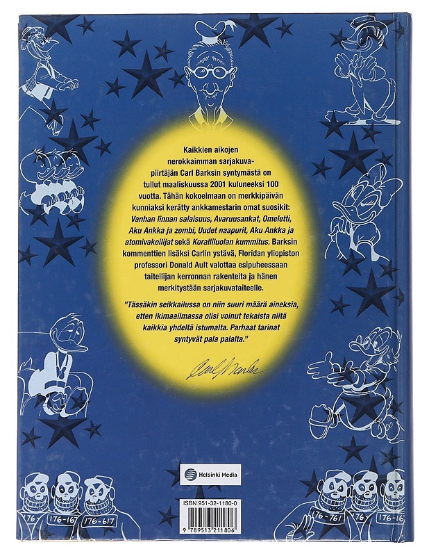 Vuosisadan ankat : Carl Barksin omat suosikit - Carl Barks - Sarjakuvat - 10105490667 - 1