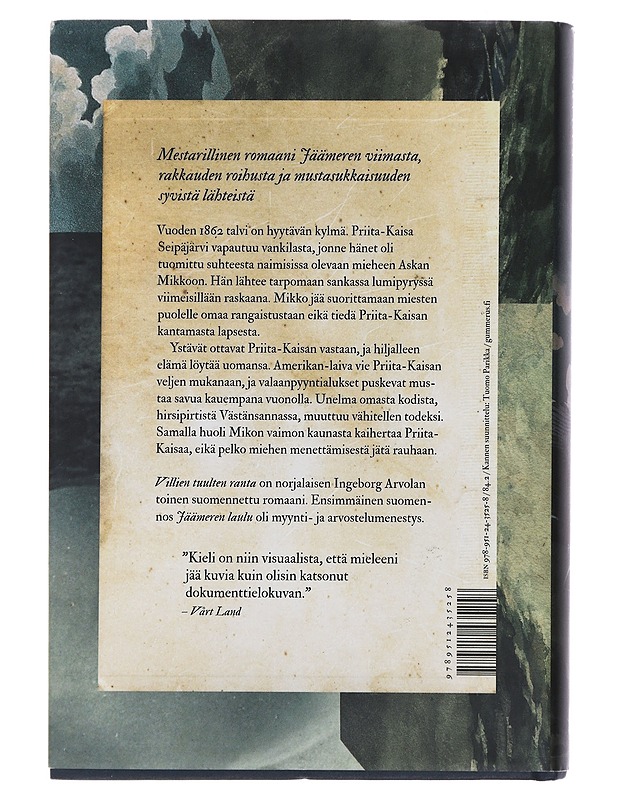 Villien tuulten ranta - Arvola, Ingeborg - Romaanit ja novellit - 10105490701 - 1