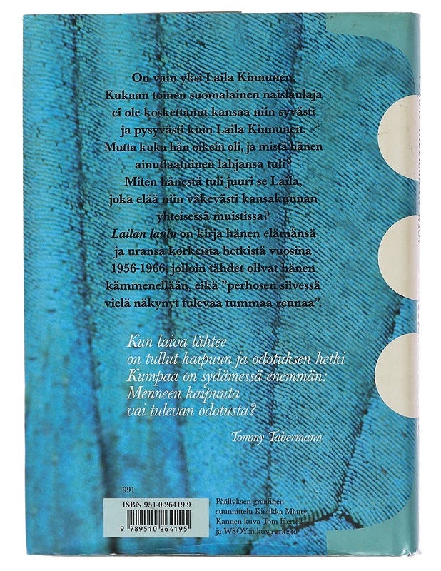 Lailan laulu - Wuori-Tabermann, Tuija - Elämäkerrat ja muistelmat - 10105490735 - 1