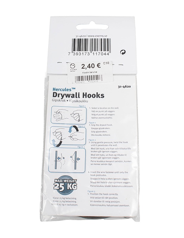 HERCULES kipsikoukku - Muut urheiluvälineet ja vapaa-aika - 10105490864 - 1