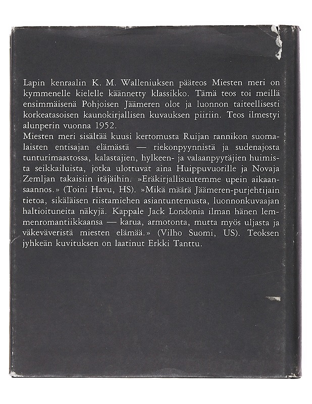 Miesten meri - Wallenius, Kurt Martti - Historiakirjat - 10105490892 - 1