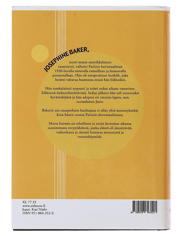 Musta hurmio : Josephine Bakerin tarina - Wood, Ean - Elämäkerrat ja muistelmat - 10105491009 - 1