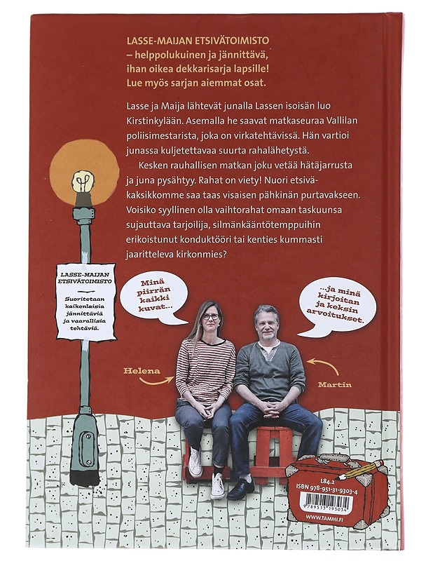 Lasse-Maijan etsivätoimisto : Junan arvoitus - Widmark, Martin - Lastenkirjat - 10105491011 - 1