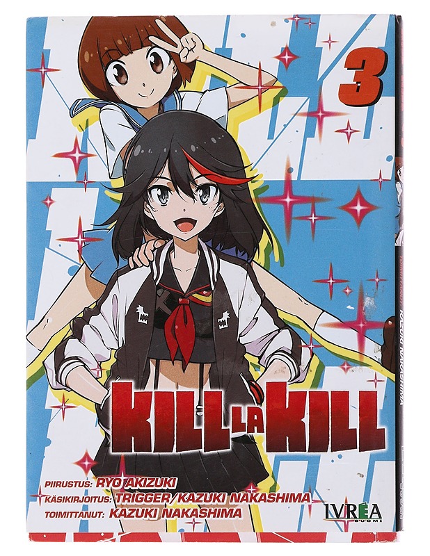 Kill la kill Vol. 3 - Akizuki, Ryo - Sarjakuvat - 10105491027 - 0