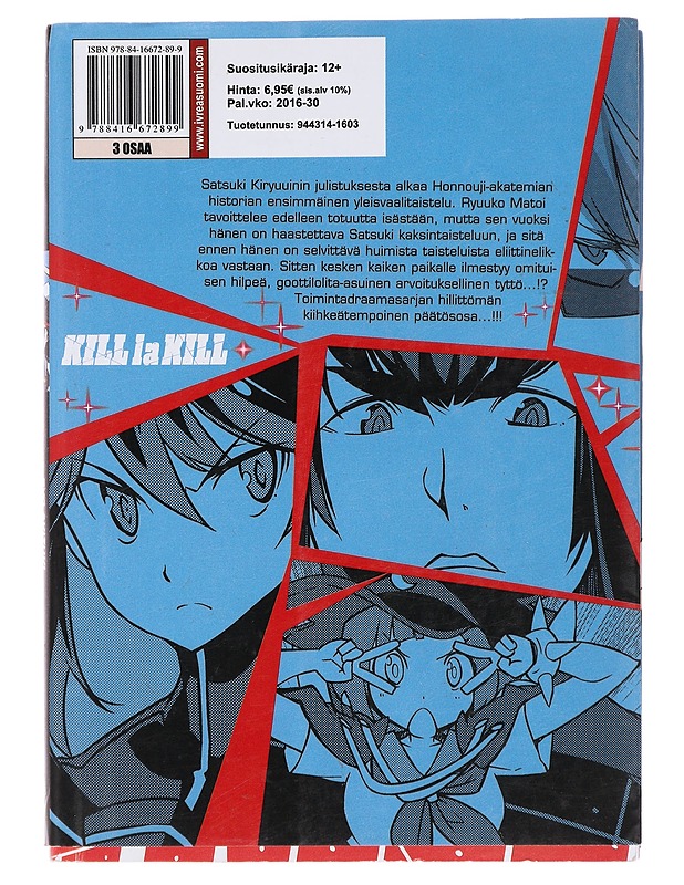 Kill la kill Vol. 3 - Akizuki, Ryo - Sarjakuvat - 10105491027 - 1