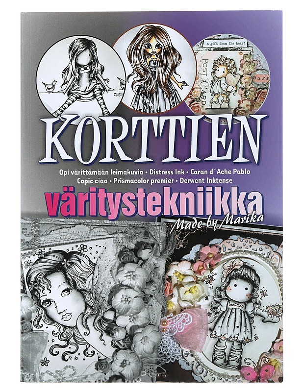 Korttien väritystekniikka - Marika Hauhtonen - Tietokirjat ja oppaat - 10105491043 - 0