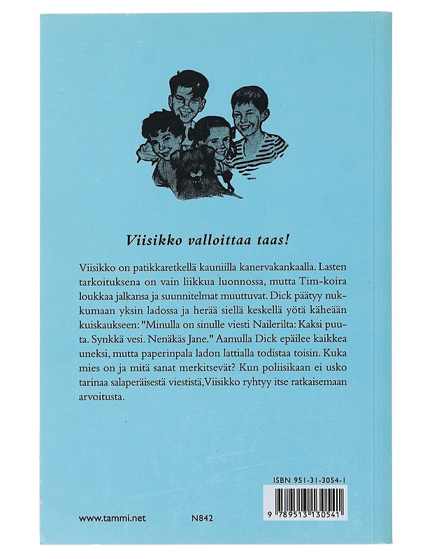 Viisikko retkellä - Blyton, Enid - Nuorten kirjat - 10105491098 - 1