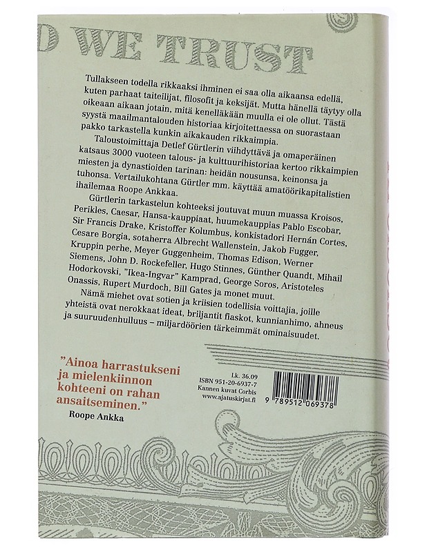 Kroisokset : rikkaiden historia faaraoista Bill Gatesiin - Gürtler, Detlef - Elämäkerrat ja muistelmat - 10105491124 - 1