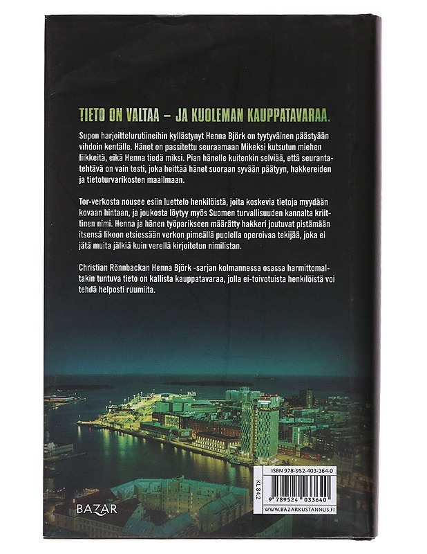 Henna Björk : koodi - Rönnbacka, Christian - Jännitys ja dekkarit - 10105491147 - 1