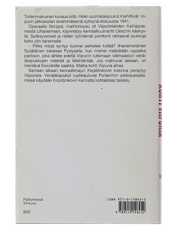 Kohti Viipuria - Aarne Muukkonen - Romaanit ja novellit - 10105491231 - 1