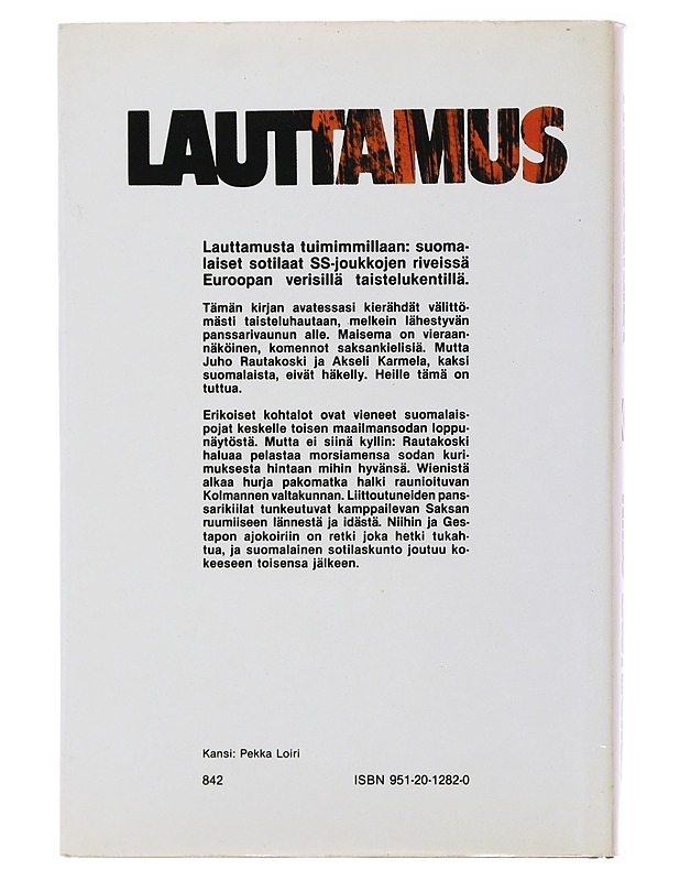 Panssarikiila - Niilo Lauttamus - Romaanit ja novellit - 10105491244 - 1