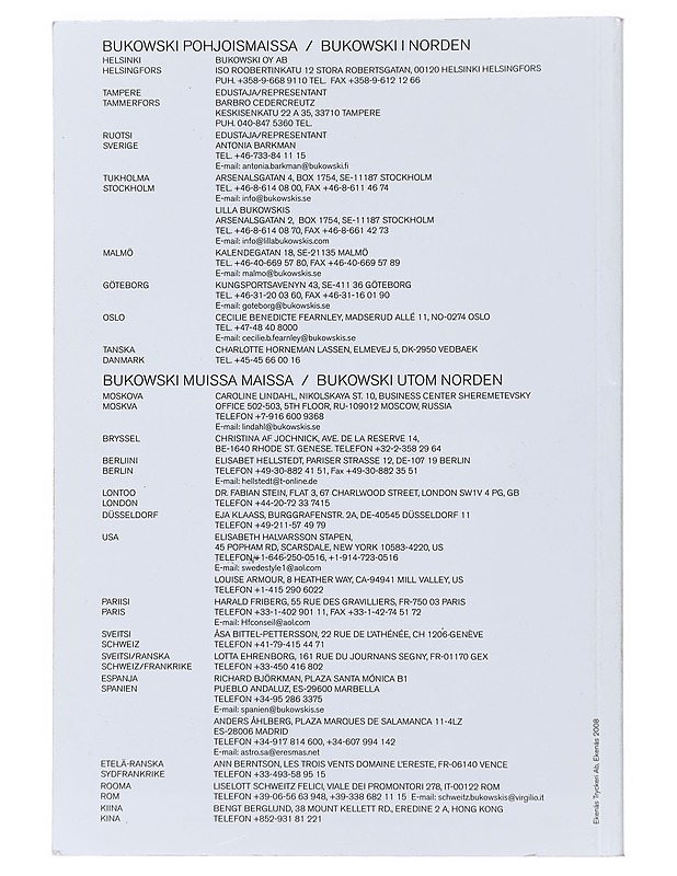 Bukowskis modern + contemporary & design - Taide- ja kulttuurikirjat - 10105491305 - 1