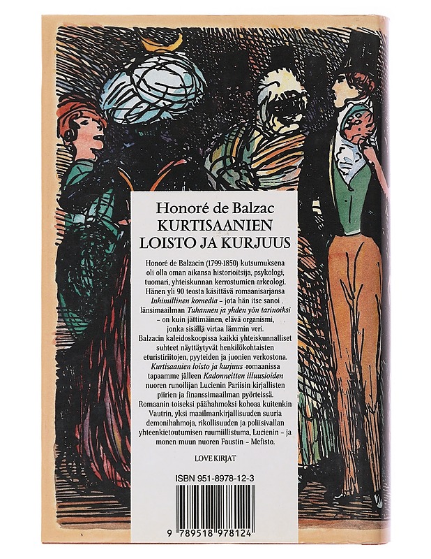Kurtisaanien loisto ja kurjuus - Honoré de Balzac - Romaanit ja novellit - 10105491311 - 1