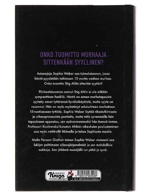 Epäilyksen tuolla puolen - Persson Giolito, Malin - Jännitys ja dekkarit - 10105491315 - 1