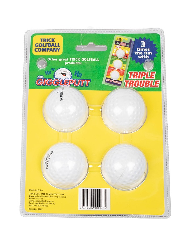 TRICK GOLFBALL COMPANY Awesome Foursome pilailugolfpallot, 4 kpl - Golf - 10105491469 - 0