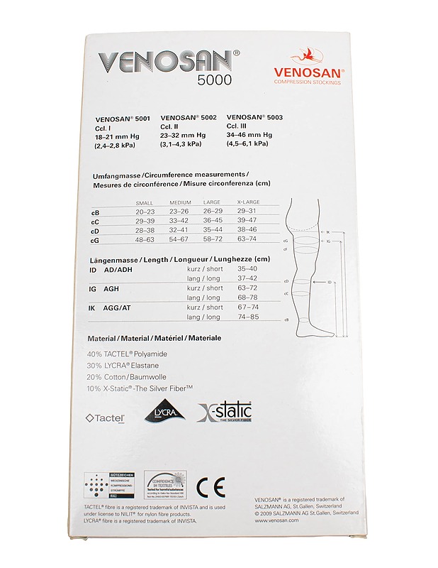 VENOSAN 5000 tukisukat; S - Asusteet - 10105491479 - 1