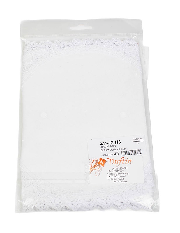 DUFFIN pitsiliinan setti, 3 kpl - Pöytäliinat - 10105491490 - 0