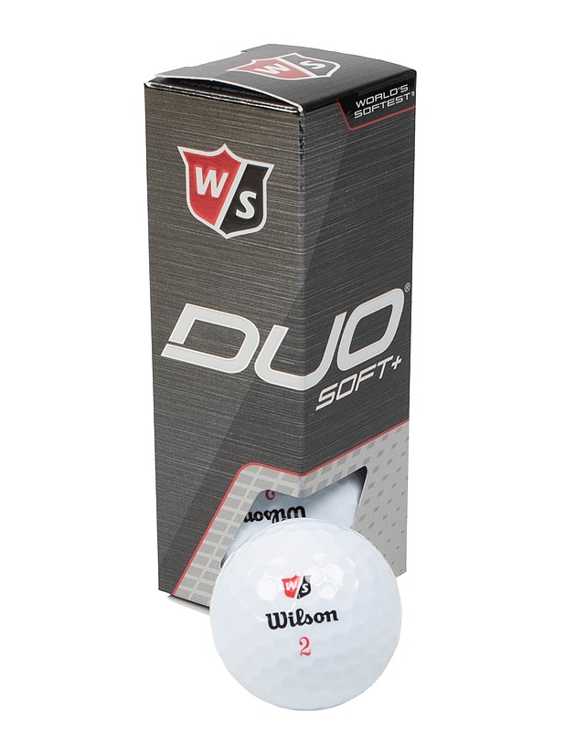WILSON Duo Soft+ golfpallot, 3 kpl - Golf - 10105491571 - 0