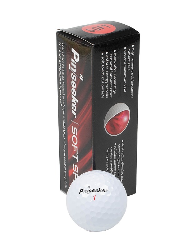 PINSEEKER Soft Spin golfpallot, 3 kpl - Golf - 10105491589 - 0