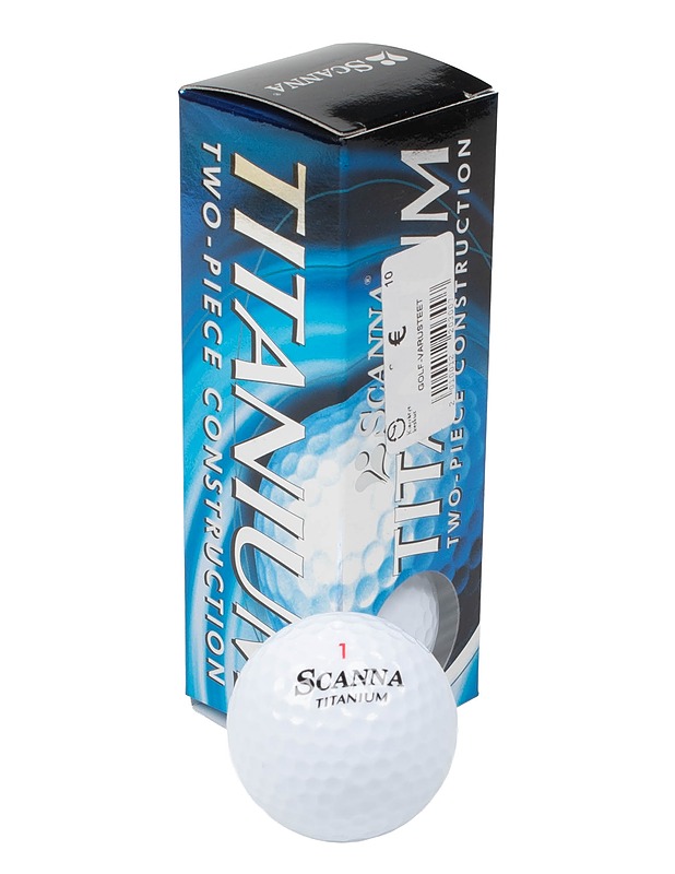 SCANNA TItanium golfpallot, 3 kpl - Golf - 10105491594 - 0
