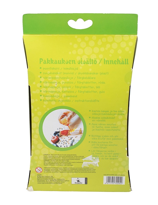 KIRJALITO/EGMONT Askarrellen solmubatikkia - Käsityö - 10105491625 - 1