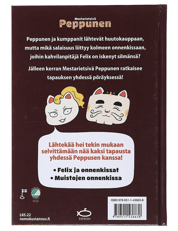 Mestarietsivä Peppunen : Felix ja onnenkissat - Troll - Lastenkirjat - 10105491616 - 1